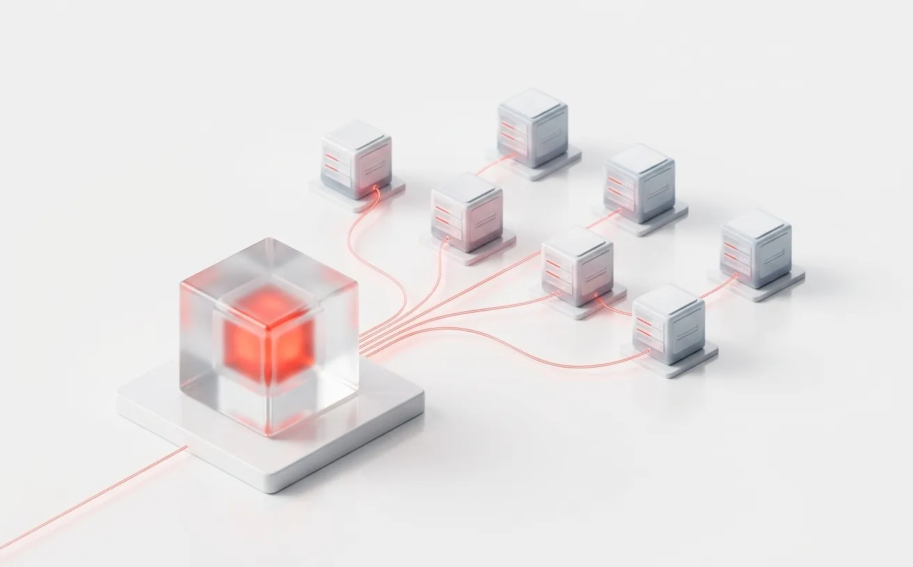 Illustration of one UK hub connected to a wider network of engineering nodes